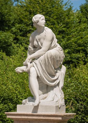 Eurydike. Skulptur nach Entwurf von Wilhelm Beyer, 1779. Sterzinger Marmor
© Schloß Schönbrunn ...