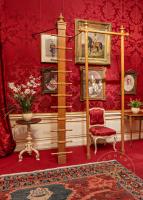 Sprossenwand im Turn- und Toilettezimmer im Appartement der Kaiserin Elisabeth in der Wiener Ho ...