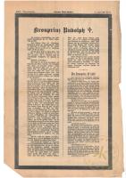 Illustriertes Wiener Extrablatt Nr. 31      
Ausgabe vom 31. Jänner 1889, Seite 2
© Schloß Sc ...