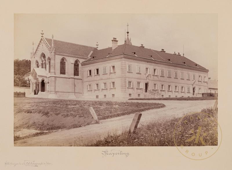Ansicht des ehemaligen Jagdschlosses in Mayerling nach dem Umbau zu einem Kloster 
Fotografie  ...