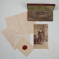 Briefe Franz Josephs, Schreibzeug und Fotografie der Katharina Schratt
© Schloß Schönbrunn Kul ...