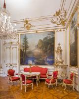 Erstes Kleines Rosa-Zimmer in Schloss Schönbrunn: Blick gegen die Nordwand des Raumes.
© Schlo ...