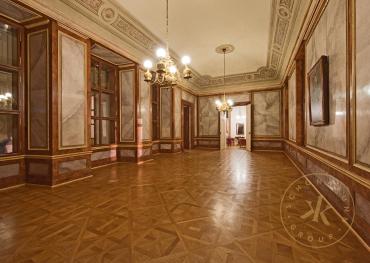 Vorsaal zu den Appartements Franz Josephs und Elisabeths im Westtrakt von Schloss Schönbrunn, A ...