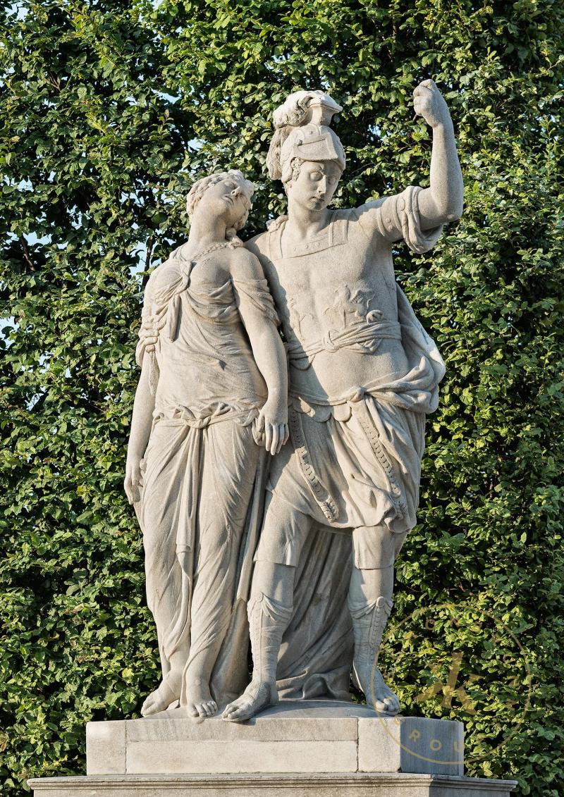 Brutus und Lukretia. Skulpur aus Sterzinger Marmor von Ignaz Platzer, 1775 - 1779
© Schloß Sch ...