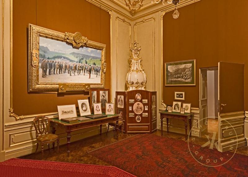 Schreibzimmer im Appartement Kaiser Franz Josephs in Schönbrunn.
© Schloß Schönbrunn Kultur- u ...