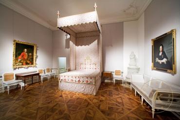 Schloss Hof, Appartement Maria Theresias, Schlafzimmer
© Schloß Schönbrunn Kultur- und Betrieb ...