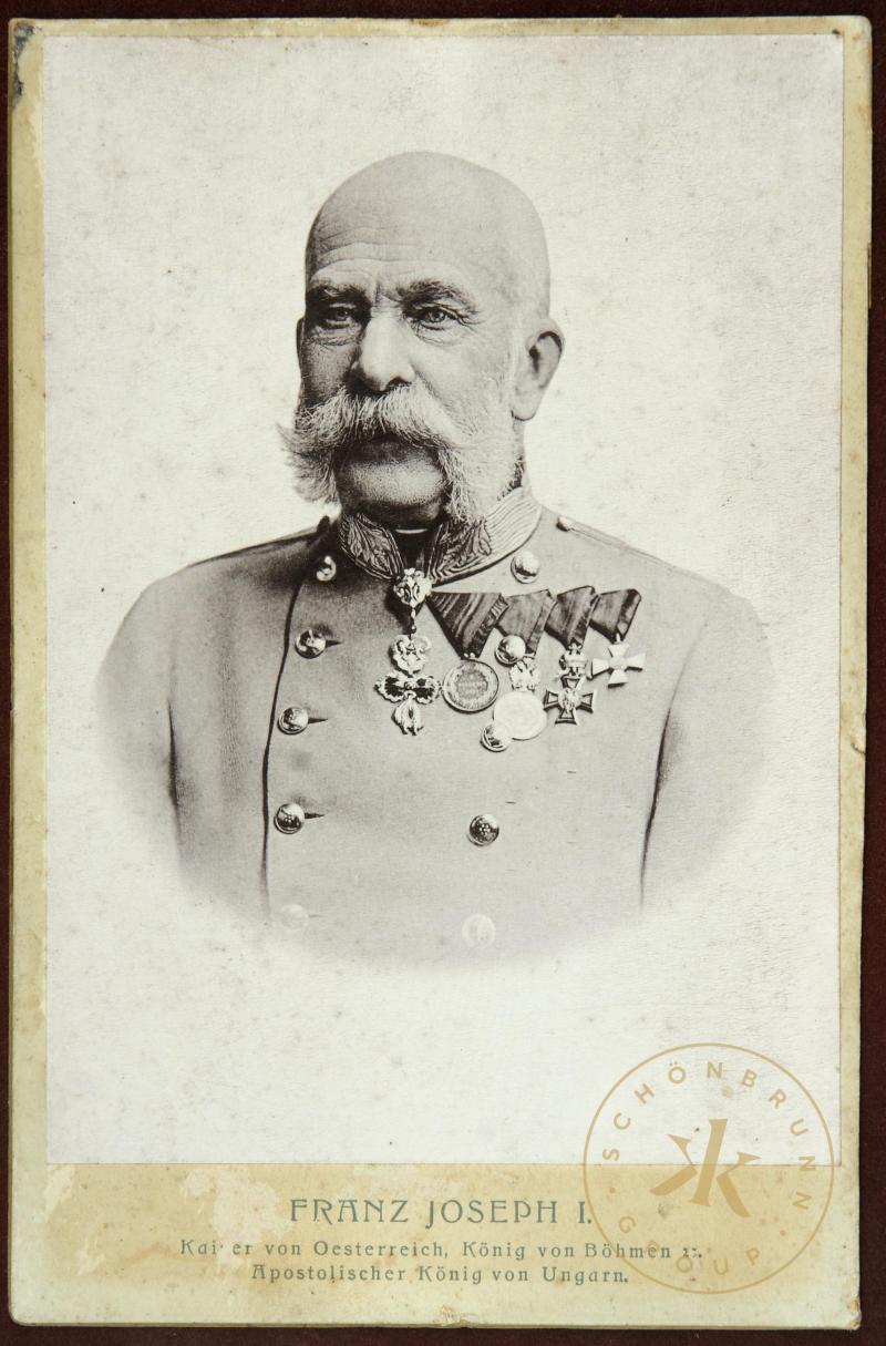 Kaiser Franz Joseph. Historische Fotografie, um 1908
© Schloß Schönbrunn Kultur- und Betriebsg ...