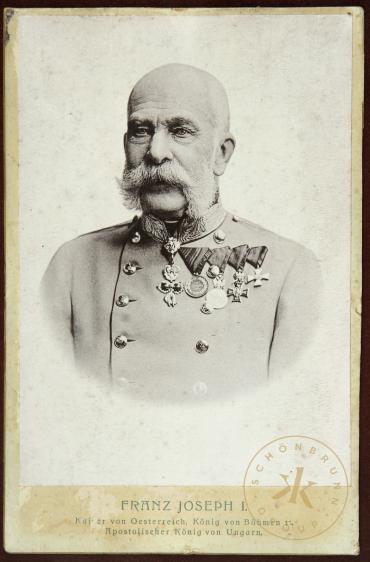 Kaiser Franz Joseph. Historische Fotografie, um 1908
© Schloß Schönbrunn Kultur- und Betriebsg ...